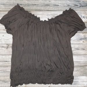 Cato Gray off shoulder top (sz xl)